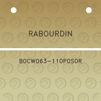 rabourdin-b0cw063-110p0s0r