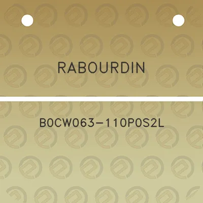 rabourdin-b0cw063-110p0s2l