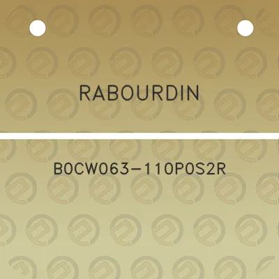 rabourdin-b0cw063-110p0s2r