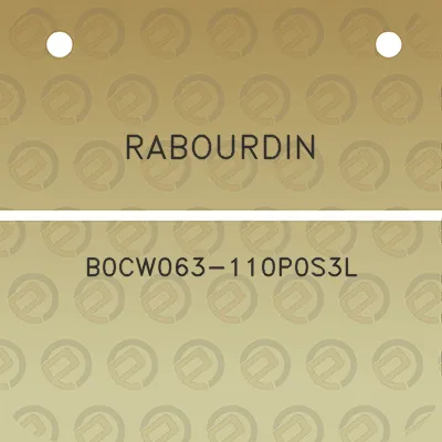 rabourdin-b0cw063-110p0s3l