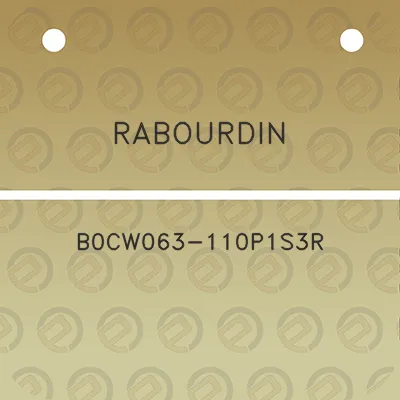 rabourdin-b0cw063-110p1s3r