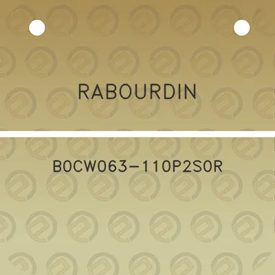 rabourdin-b0cw063-110p2s0r