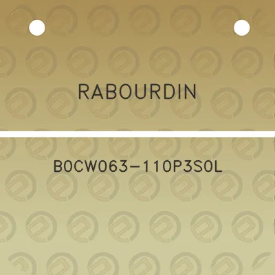 rabourdin-b0cw063-110p3s0l