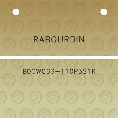 rabourdin-b0cw063-110p3s1r