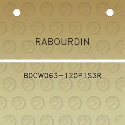 rabourdin-b0cw063-120p1s3r
