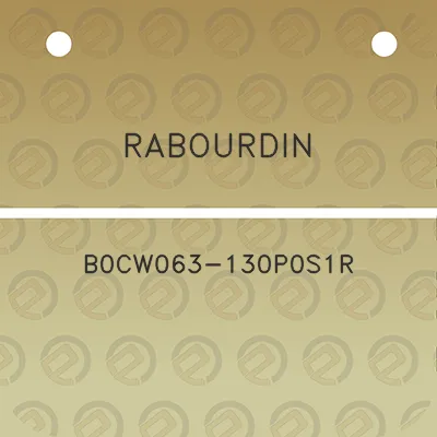 rabourdin-b0cw063-130p0s1r