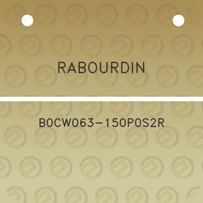 rabourdin-b0cw063-150p0s2r