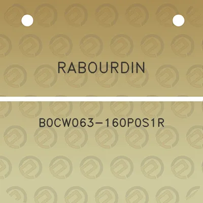 rabourdin-b0cw063-160p0s1r
