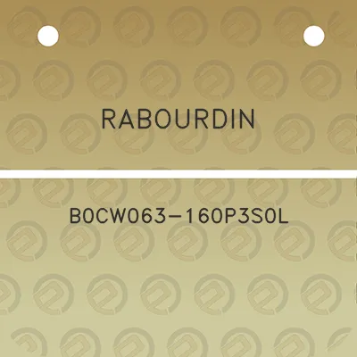 rabourdin-b0cw063-160p3s0l