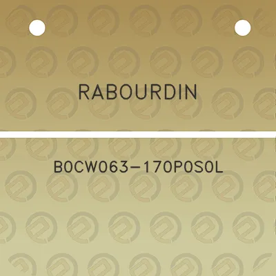 rabourdin-b0cw063-170p0s0l