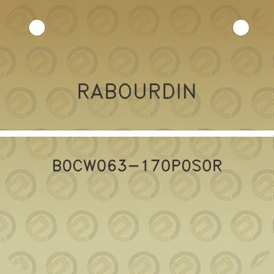 rabourdin-b0cw063-170p0s0r