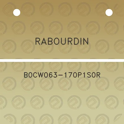 rabourdin-b0cw063-170p1s0r