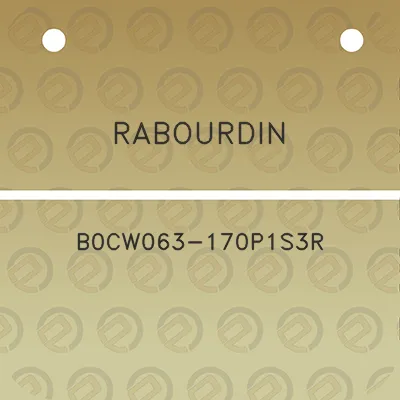 rabourdin-b0cw063-170p1s3r