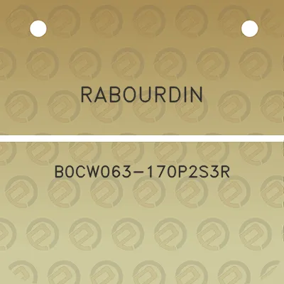 rabourdin-b0cw063-170p2s3r