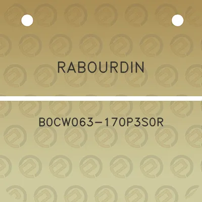 rabourdin-b0cw063-170p3s0r