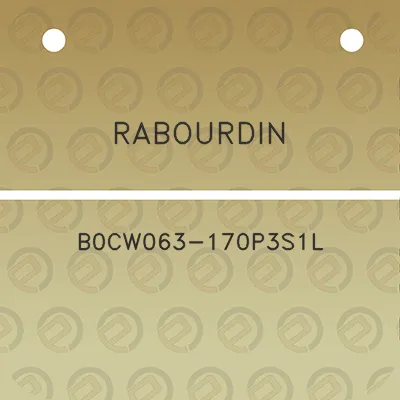 rabourdin-b0cw063-170p3s1l