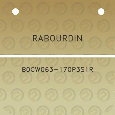 rabourdin-b0cw063-170p3s1r