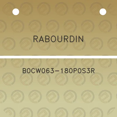 rabourdin-b0cw063-180p0s3r