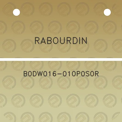 rabourdin-b0dw016-010p0s0r