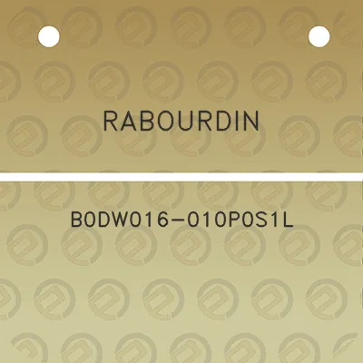 rabourdin-b0dw016-010p0s1l