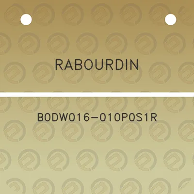 rabourdin-b0dw016-010p0s1r