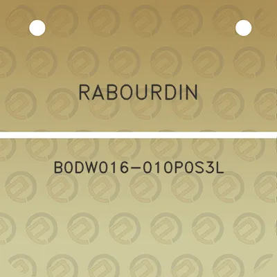 rabourdin-b0dw016-010p0s3l