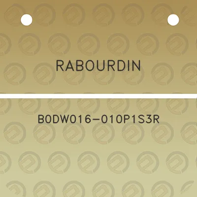 rabourdin-b0dw016-010p1s3r