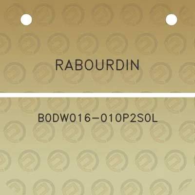 rabourdin-b0dw016-010p2s0l