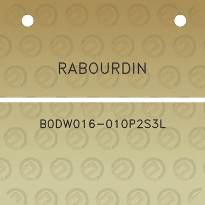 rabourdin-b0dw016-010p2s3l