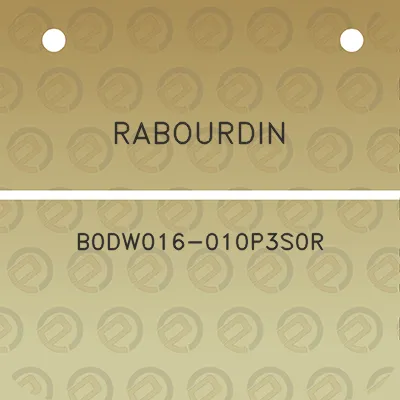 rabourdin-b0dw016-010p3s0r