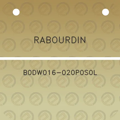 rabourdin-b0dw016-020p0s0l