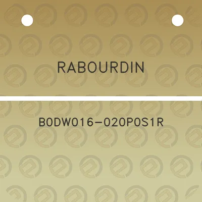 rabourdin-b0dw016-020p0s1r