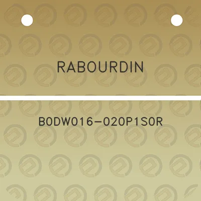 rabourdin-b0dw016-020p1s0r