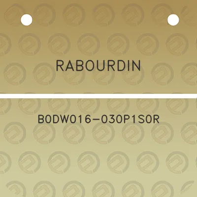 rabourdin-b0dw016-030p1s0r