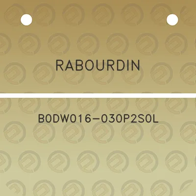 rabourdin-b0dw016-030p2s0l