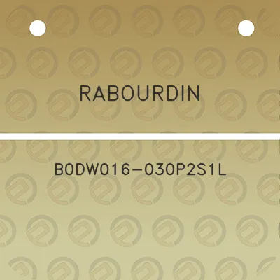 rabourdin-b0dw016-030p2s1l