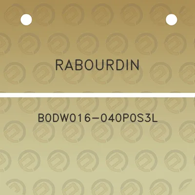 rabourdin-b0dw016-040p0s3l