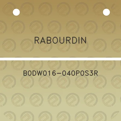 rabourdin-b0dw016-040p0s3r