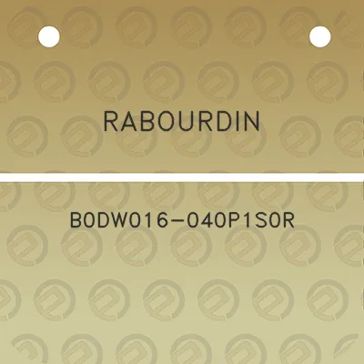 rabourdin-b0dw016-040p1s0r