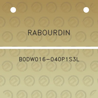 rabourdin-b0dw016-040p1s3l