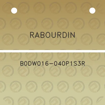 rabourdin-b0dw016-040p1s3r