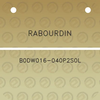 rabourdin-b0dw016-040p2s0l