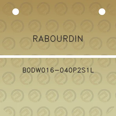 rabourdin-b0dw016-040p2s1l