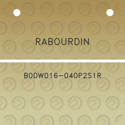 rabourdin-b0dw016-040p2s1r