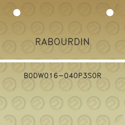 rabourdin-b0dw016-040p3s0r