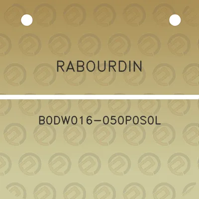 rabourdin-b0dw016-050p0s0l