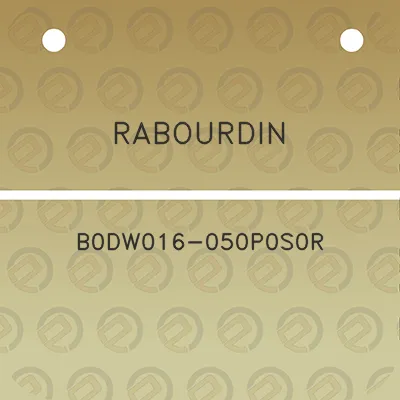 rabourdin-b0dw016-050p0s0r