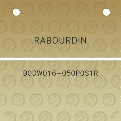 rabourdin-b0dw016-050p0s1r