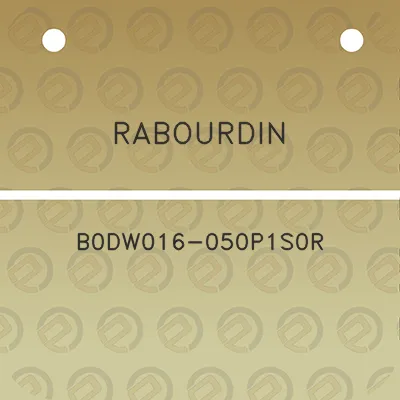 rabourdin-b0dw016-050p1s0r