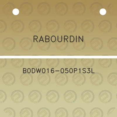 rabourdin-b0dw016-050p1s3l